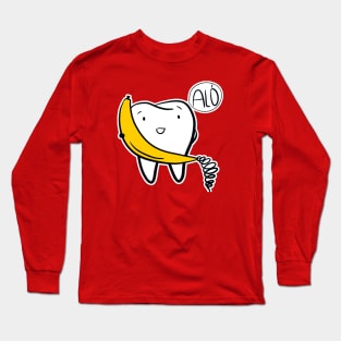 Molar with banana phone Long Sleeve T-Shirt